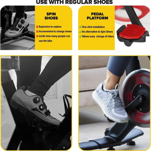 NIB - Ultraverse Pedal Converter Adapter Compatible with Peloton Bike & Bike - Picture 8 of 10